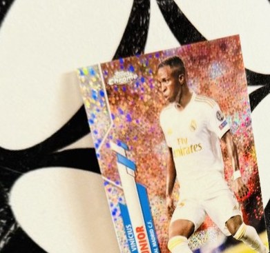 Vinicius Junior 2019 Topps Chrome UEFA Champions League Speckle