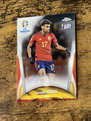 Lamine Yamal 2024 Topps Chrome EURO