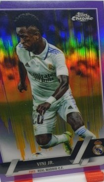 Vinicius Junior 2022 Topps Chrome UCL Gold