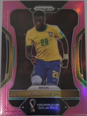 Vinicius Junior 2022 Panini Prizm Pink Prizm