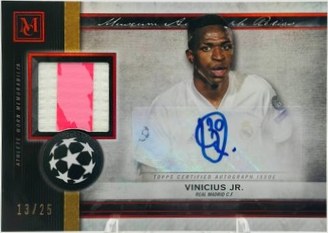 Vinicius Junior 2020 Topps Museum Collection /25