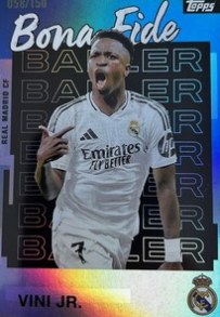 Vinicius Junior 2025 Topps Real Madrid Team Set /150