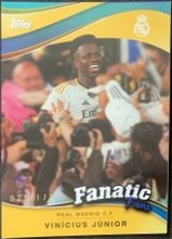 Vinicius Junior 2024 Topps Fanatic Topps UEFA Fan Set /175