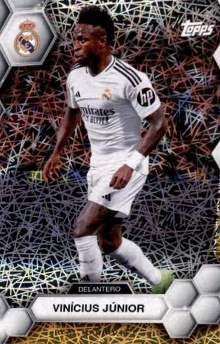 Vinicius Junior 2024 Topps Real Madrid CF Fan Set Electro