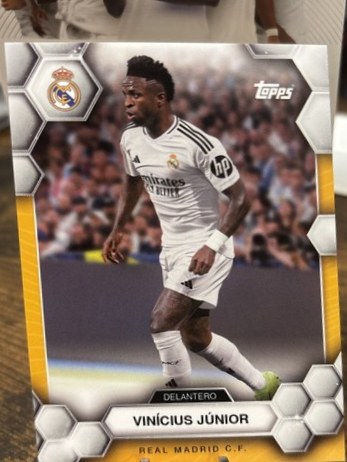 Vinicius Junior 2024 Topps Real Madrid CF Fan Set