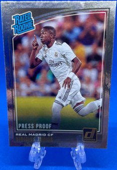 Vinicius Junior Panini Donruss Silver Press Proof