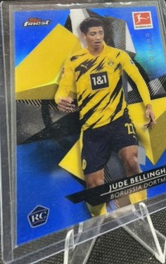 Jude Bellingham 2020 Topps Finest Blue /150