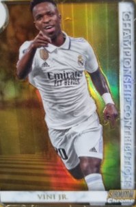 Vinicius Junior 2022 Topps UEFA Finest Gold /50