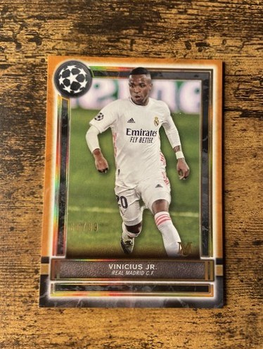 Vinicius Junior 2020 Topps Museum Copper /99
