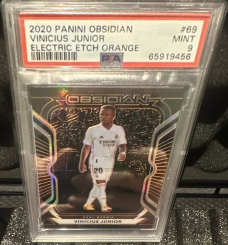 Vinicius Junior 2020 Panini Obsidian /50
