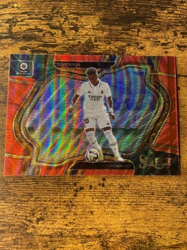 Vinicius Junior 2023 Panini Select Red Wave