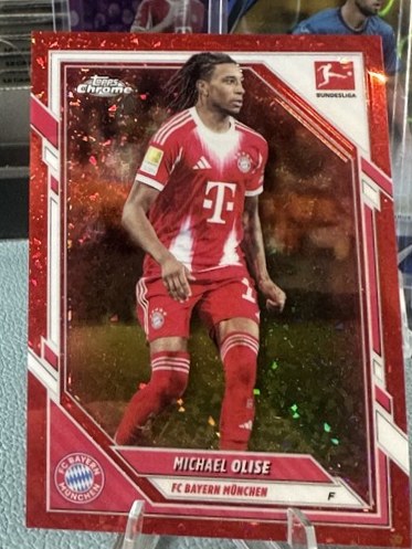 Michael Olise 2025 Topps Chrome Red /05