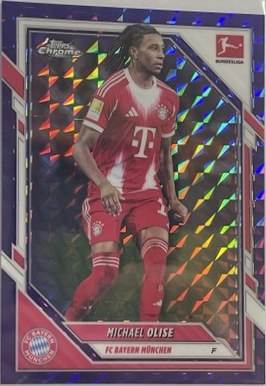 Michael Olise 2025 Topps Chrome Purple /75