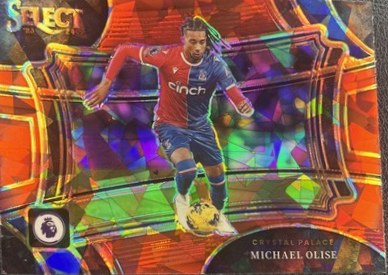 Michael Olise 2023 Panini Select Red Ice Prizm