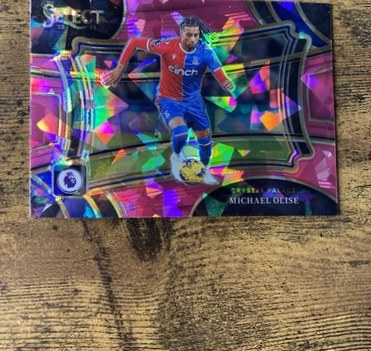 Michael Olise 2023 Panini Select Pink Ice Prizm