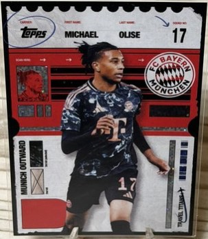 Michael Olise 2024 Topps Bayern Team Set