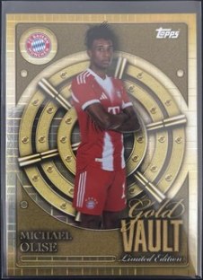 Michael Olise 2025 Topps FC Bayern München Team Set Gold Vault