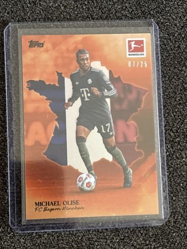 Michael Olise 2025 Topps International Stars Bundesliga /25