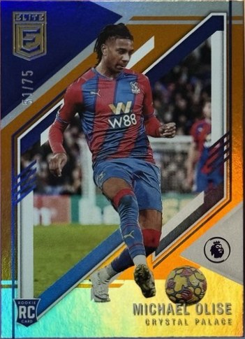 Michael Olise 2021 Panini Donruss Elite Orange /75
