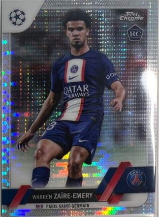 Warren Zaire-Emery 2022 Topps Chrome Pulsar Refractor