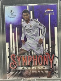 Jude Bellingham 2024 Topps Finest Purple /299
