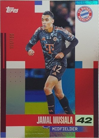 Jamal Musiala 2024 Topps FC Bayern München Team Set /150