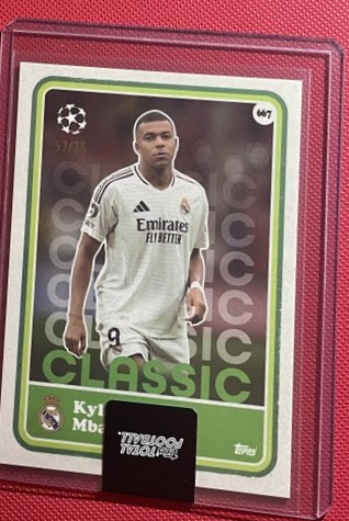 Kylian Mbappe 2024 Topps Total Football /75
