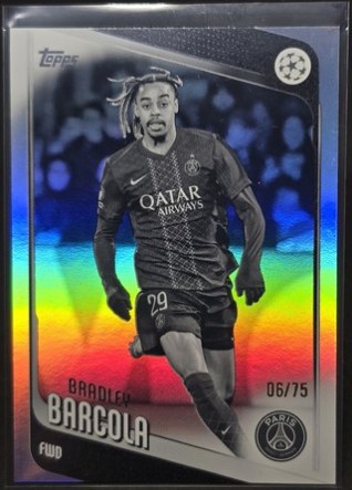 Bradley Barcola 2025 Topps UCC Flagship /75