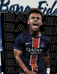 Desire Doue 2025 Topps PSG Paris Saint-Germain Team Set 25/26