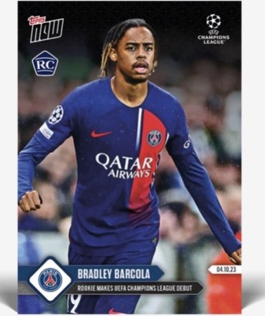 Bradley Barcola 2023 Topps Now #37