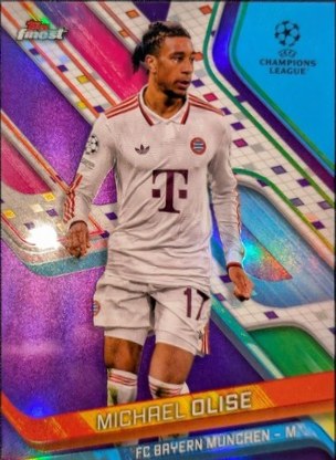 Michael Olise 2024 Panini Prizm Purple Refractor /299