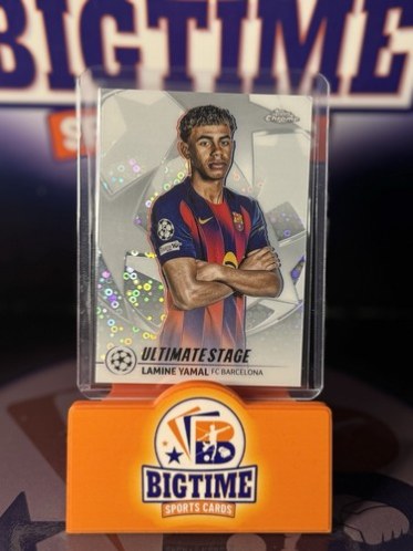 Lamine Yamal 2025 Topps UCC Flagship Ultimate Stage Chrome Chrome
