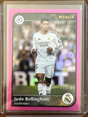 Jude Bellingham 2024 Topps Merlin Chrome 007/199