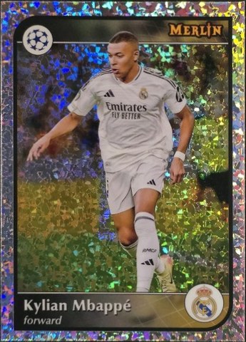 Kylian Mbappe 2024 Topps Merlin Chrome #9