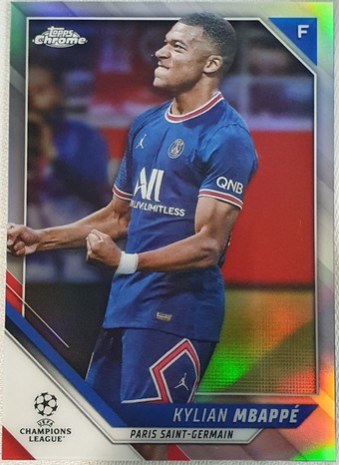 Kylian Mbappe 2021 Topps Chrome Refractor #1