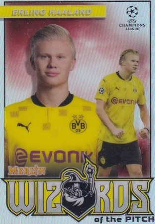 Erling Haaland 2020 Topps Merlin Chrome Silver Reflector