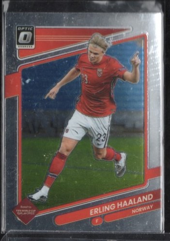 Erling Haaland 2021 Panini Camino a Qatar Fútbol Óptica