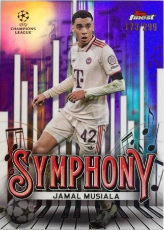 Jamal Musiala 2024 Topps Finest Purple Symphony /299