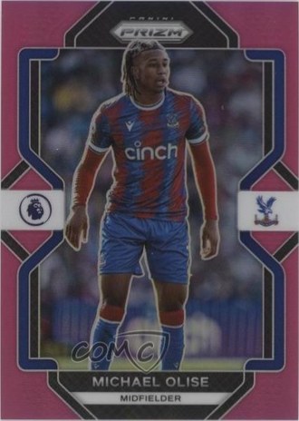 Michael Olise 2022 Panini Prizm Premier League Rosa Prizm /199