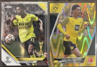 Jude Bellingham 2022 Topps Chrome Yellow Refractor
