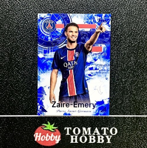 Warren Zaire-Emery 2023 Topps Triplete Team Set Blue Sapphire /99