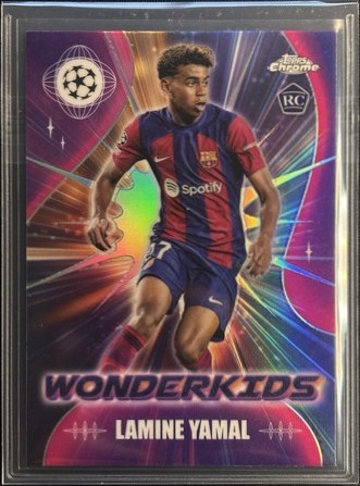 Lamine Yamal 2023 Topps Cromo UEFA UCC Refractor