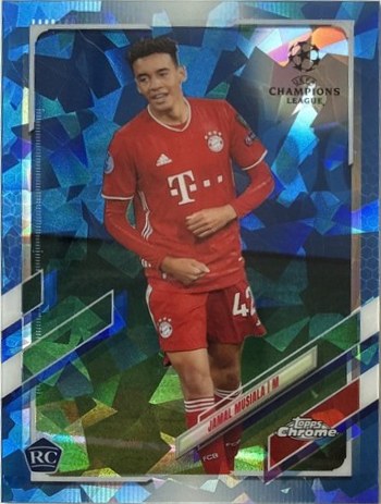 Jamal Musiala 2020 Topps Chrome Sapphire Blue