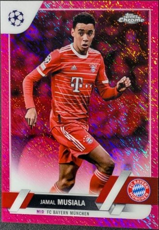 Jamal Musiala 2023 Topps Chrome Pink /250
