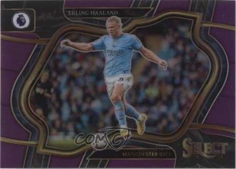 Erling Haaland 2022 Panini Select Viola Prizm 52/135
