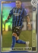 Antonio Nusa 2022 Topps Merlin Chrome Aqua Prisma #45