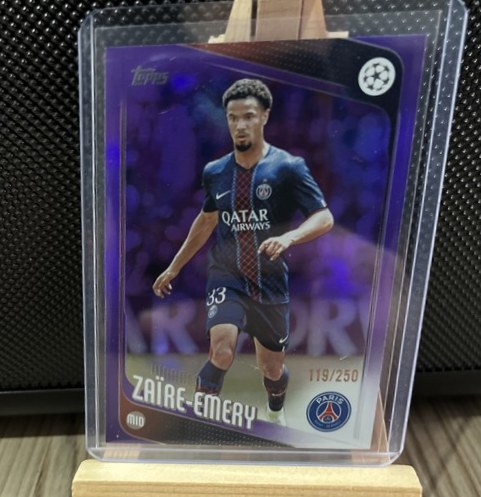 Warren Zaire-Emery 2025 Topps UCC Flagship Purple /250