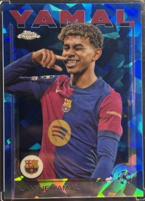 Lamine Yamal 2024 Topps Cromo Zafiro UEFA Sapphire #27