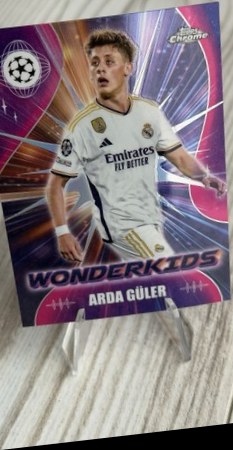 Arda Guler 2023 Topps Chrome UEFA Refractor