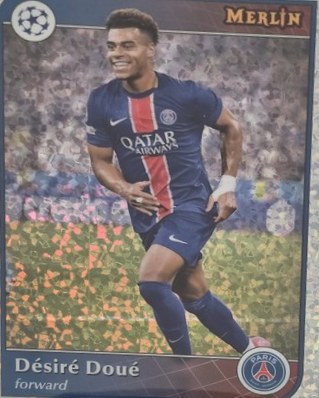 Desire Doue 2024 Topps Merlin Chrome Refractor